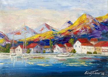 Original Impressionism Seascape Paintings by Elena Tuncer