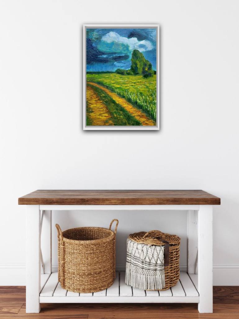 Original Abstract Nature Painting by Elena Tuncer