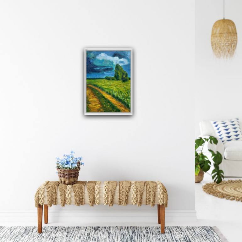 Original Abstract Nature Painting by Elena Tuncer