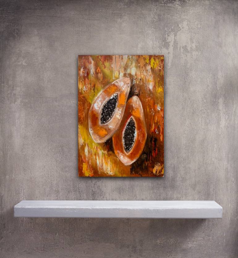 Original Abstract Still Life Painting by Elena Tuncer