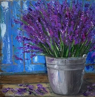'Purple Happiness' Original/Prints oil painting on canvas thumb