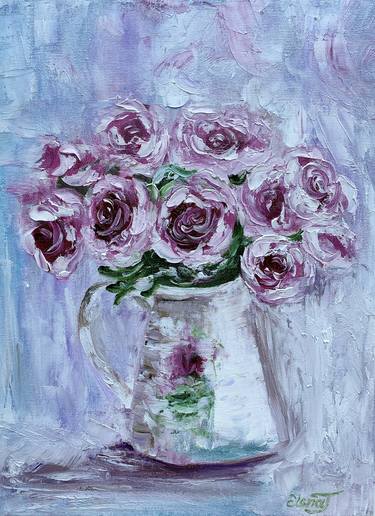 “Rose’s perfume”  oil painting on canvas thumb