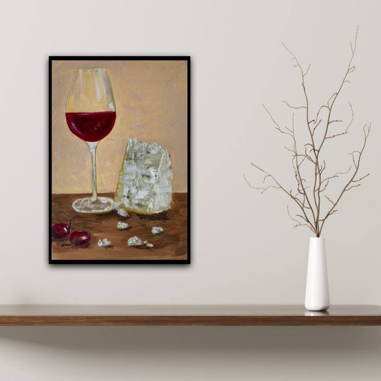 Original Art Deco Food & Drink Painting by Elena Tuncer