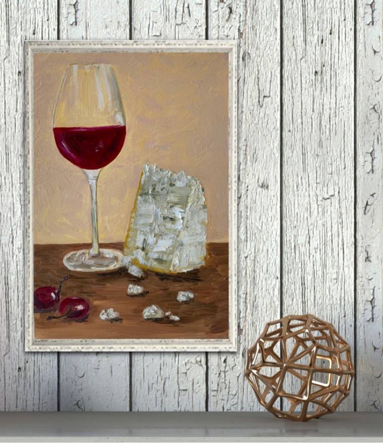 Original Art Deco Food & Drink Painting by Elena Tuncer