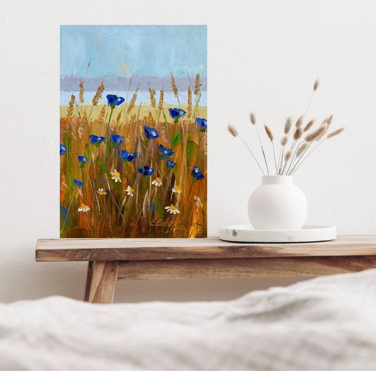 Original Impressionism Nature Painting by Elena Tuncer