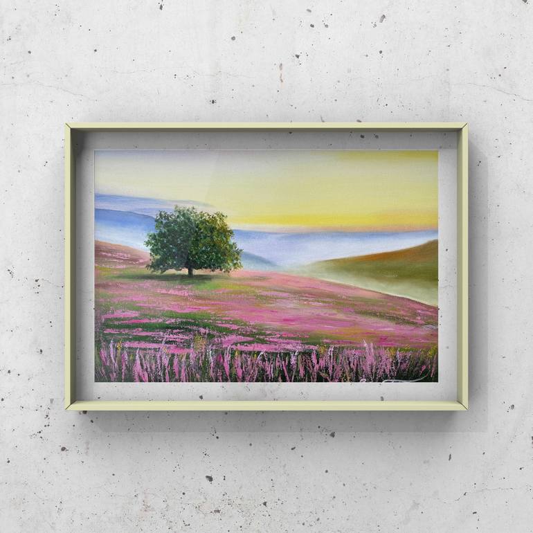 Original Impressionism Landscape Painting by Elena Tuncer