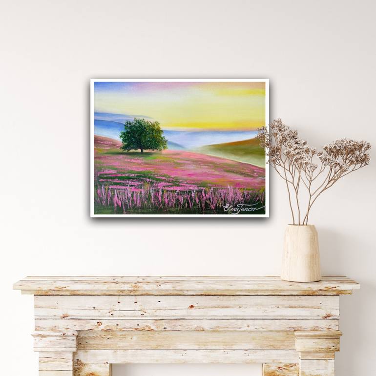 Original Impressionism Landscape Painting by Elena Tuncer