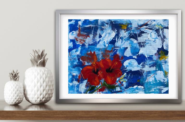 Original Abstract Painting by Elena Tuncer