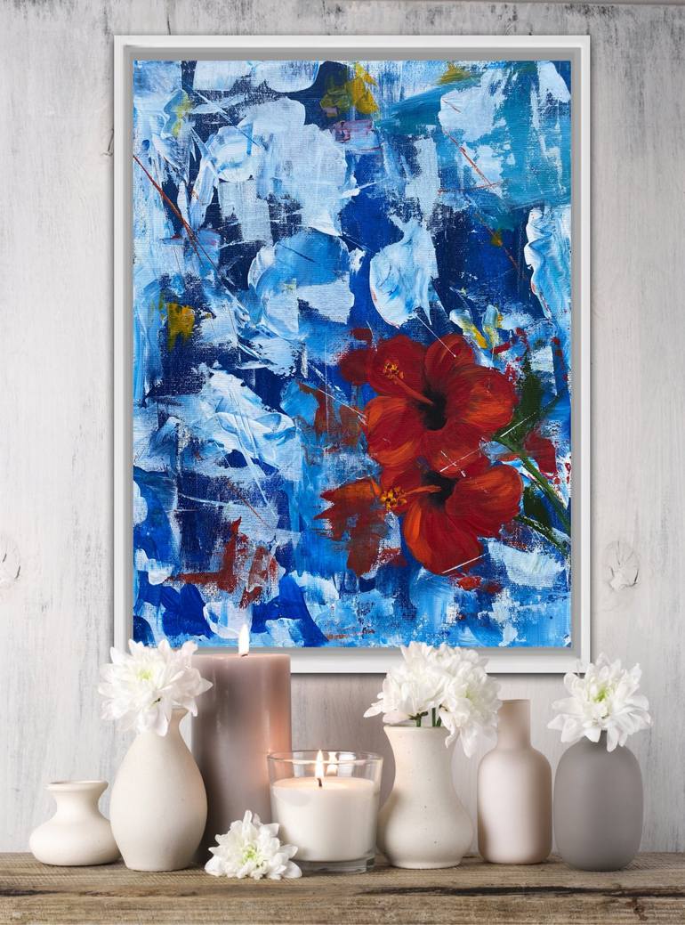 Original Abstract Painting by Elena Tuncer