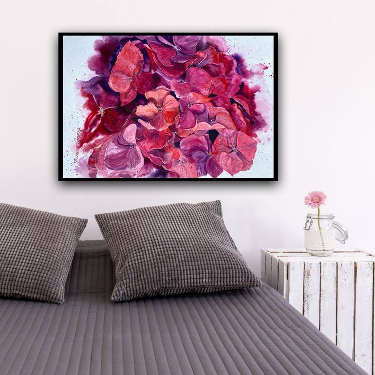 Original Floral Painting by Elena Tuncer