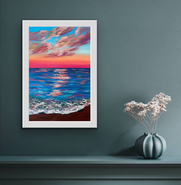 Original Seascape Painting by Elena Tuncer