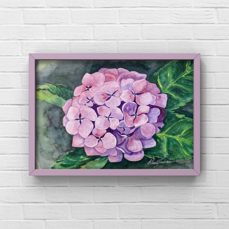 Original Floral Painting by Elena Tuncer