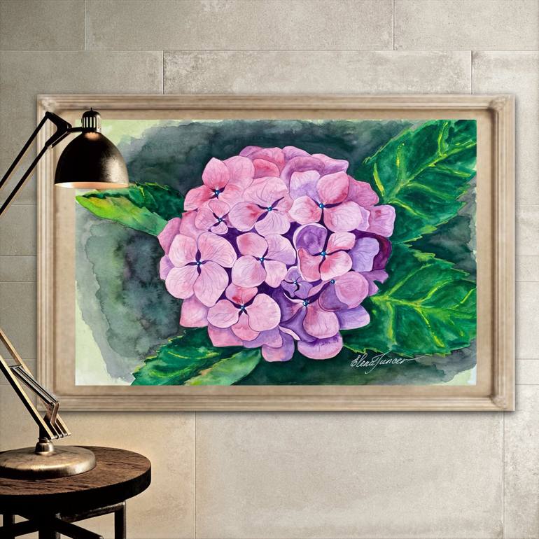 Original Floral Painting by Elena Tuncer