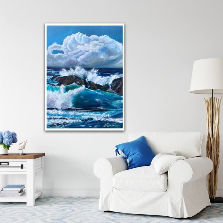 Original Seascape Painting by Elena Tuncer