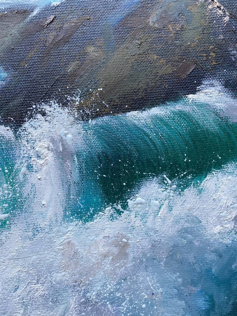 Original Seascape Painting by Elena Tuncer