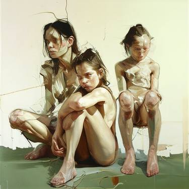 Original Contemporary People Paintings by Jonathan Menashy