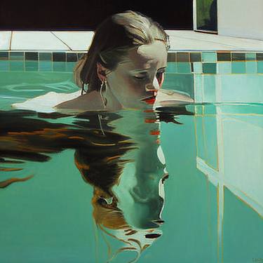 Original Figurative People Paintings by Jonathan Menashy