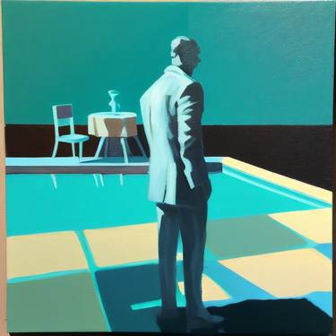 Original Figurative People Paintings by Jonathan Menashy