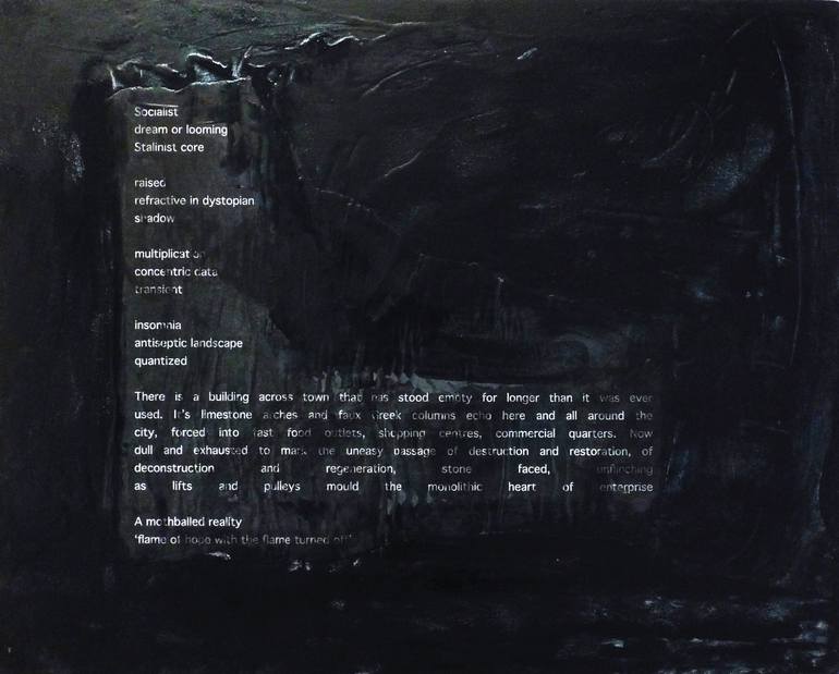 Original Figurative Cities Painting by Robin Pugh