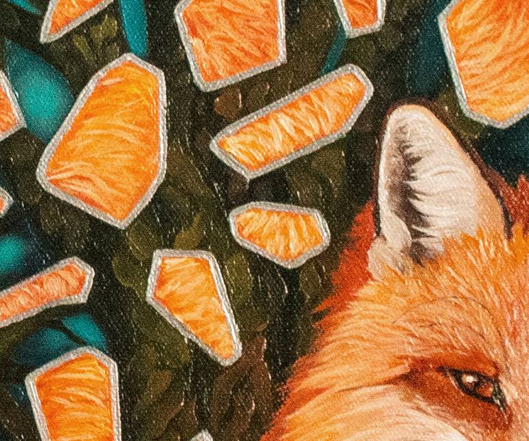 Original Art Deco Fantasy Painting by Yue Zeng