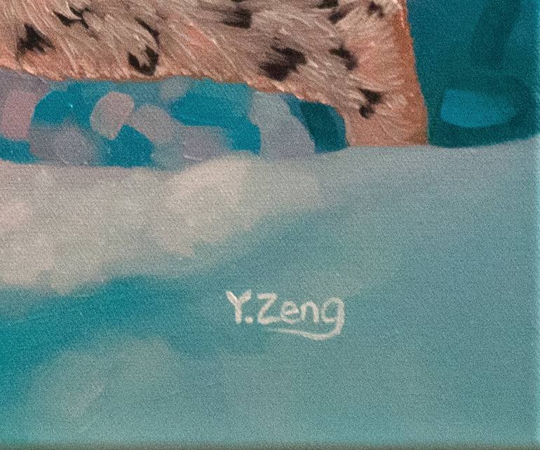 Original Art Deco Fantasy Painting by Yue Zeng