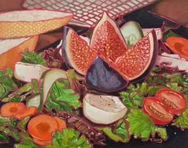 Original Food Paintings by Yue Zeng