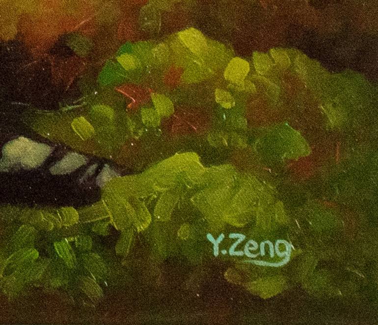 Original Art Deco Fantasy Painting by Yue Zeng