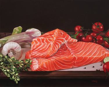 Original Still Life Paintings by Yue Zeng