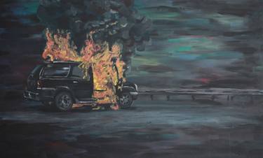 Print of Expressionism Car Paintings by Stefan Olis