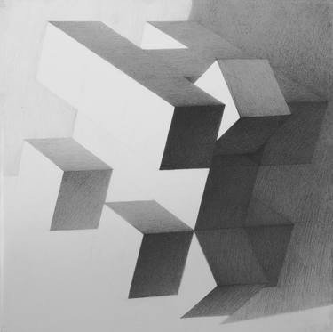 Original Abstract Geometric Drawings by Kateryna Pokora