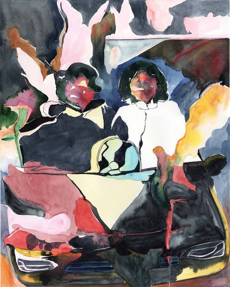 Original Contemporary People Paintings by Alena Demchenko