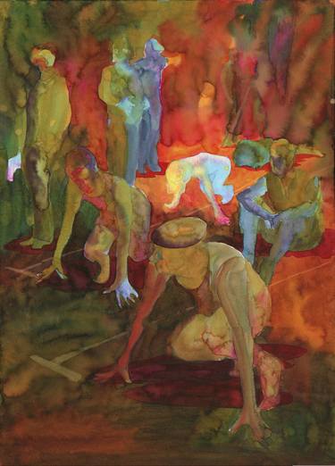 Original Contemporary Time Paintings by Alena Demchenko