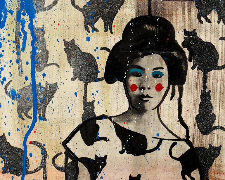 Original Conceptual Women Painting by Ron Miller