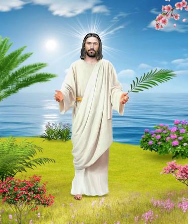Painting of Jesus Christ for gifts for Easter and Christmas thumb