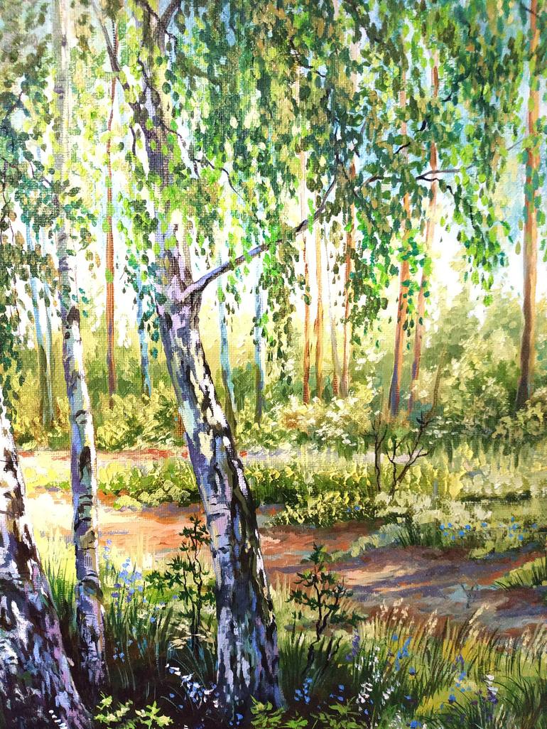 Original Realism Landscape Painting by Oksana Pritula