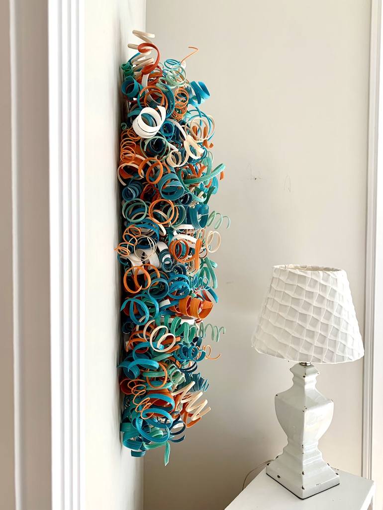 Original Wall Sculpture Abstract Sculpture by Karmin Schafer Hansen