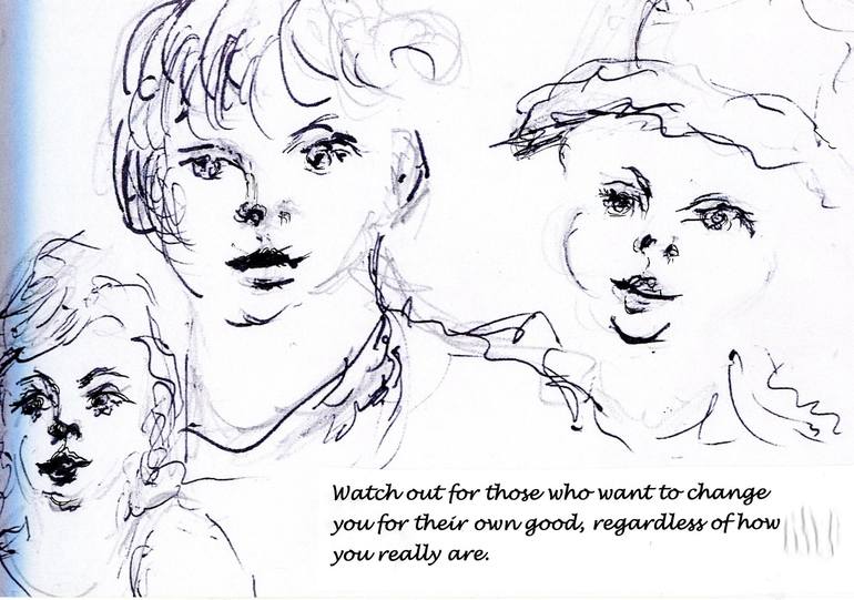 Watch out Drawing by candida riva | Saatchi Art