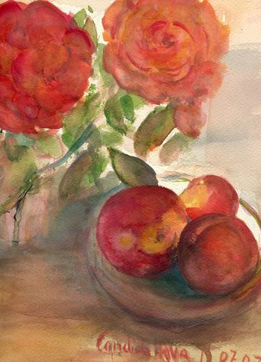 Original Figurative Food Paintings by candida riva