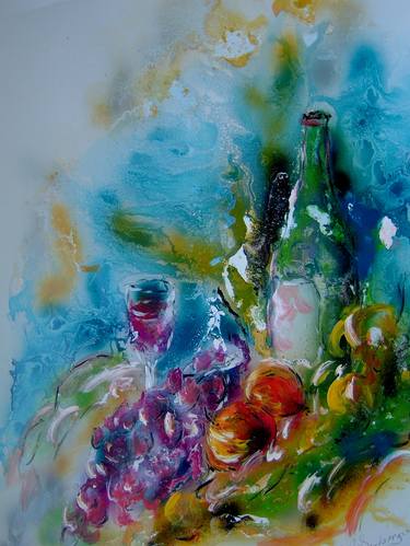 Print of Expressionism Food & Drink Paintings by erwin weissenberger