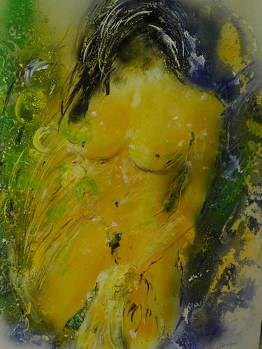 Original Nude Painting by erwin weissenberger