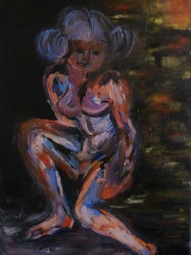Original Impressionism Nude Paintings by Carlos Santos
