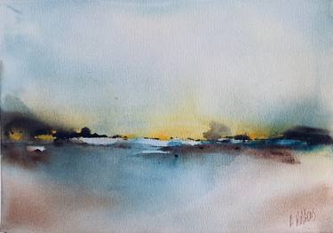 Original Abstract Expressionism Landscape Paintings by Amanda Aarons