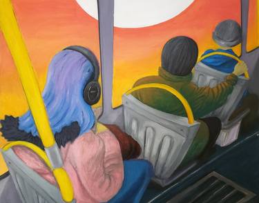 Print of Figurative Transportation Paintings by Júnior Almeida