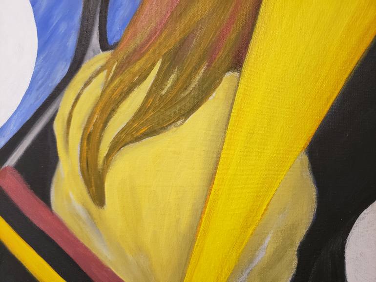 Original Figurative Transportation Painting by Júnior Almeida