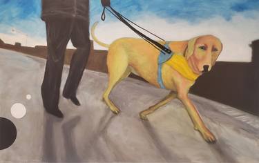 Print of Dogs Paintings by Júnior Almeida
