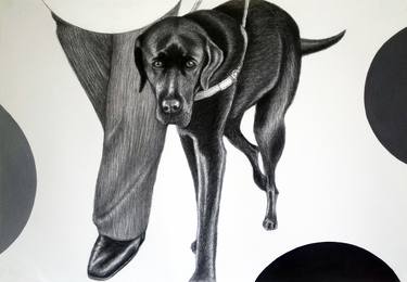 Print of Dogs Drawings by Júnior Almeida