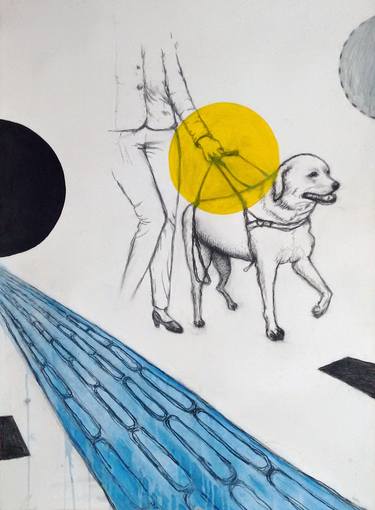 Print of Dogs Drawings by Júnior Almeida