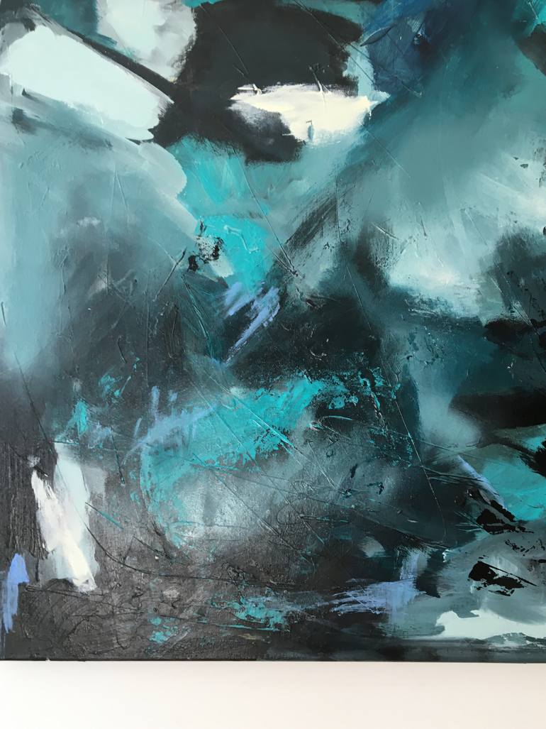 Original Abstract Expressionism Abstract Painting by Sherri Colter