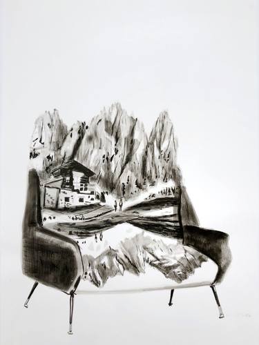 Print of Figurative Landscape Drawings by Liana Zanfrisco
