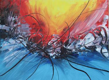 Print of Abstract Expressionism Abstract Paintings by Anton Askatov